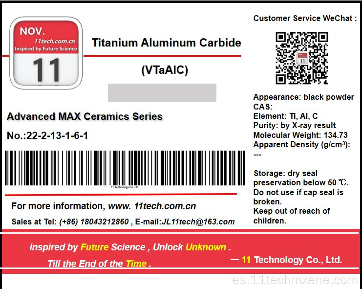 Materiales de fase máxima de metal mixto vtaalc