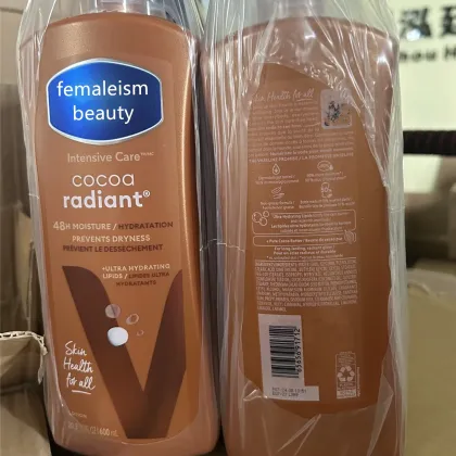 Gluten-Free Female Personal Care: Cocoa Radiant Lotion for Healthy, Glowing Skin (600ml)