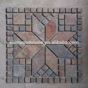 free pattern stone mats for wall mosaic,natural and eco-friendly