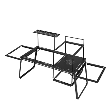 Portable Picnic Table Combo: Multifunctional Folding Table with Removable Board for Outdoor Camping