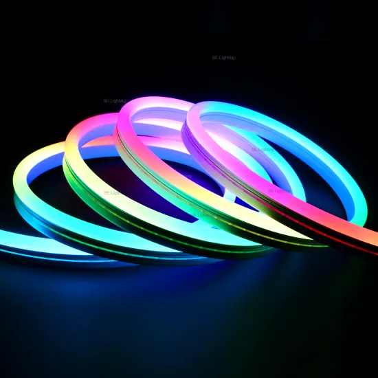 Silicon Neon Rope Light: Flexible 24V/5V LED Neon Strip Light