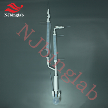 NJbinglab PFA distillation reflux apparatus,PTFE culumn with sieve plate