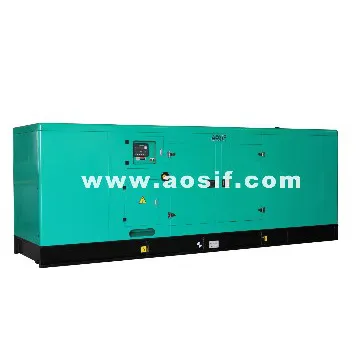 Soundproof volvo diesel engine generator set