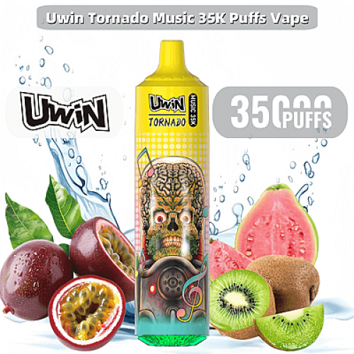 Uwin Tornado 35000 35K Puffs Music Disposerive Vape