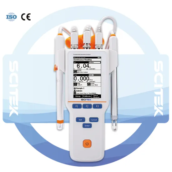 SCITEK Multiparameter Water Quality Meter: Tracking 500 Data Groups per Parameter