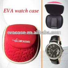 latest design eva watch case with zipper