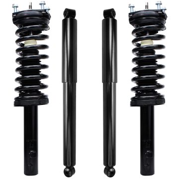 Front and Rear Shock Absorbers & Struts Assembly for Jeep 2005-2010