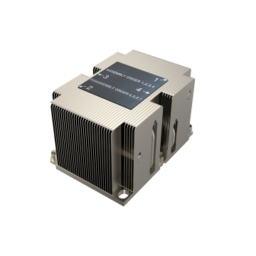 Leopard LGA3647 2U Mini PC Server com 4 radiador de CPU de tubo de calor