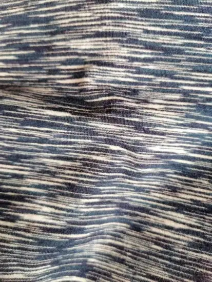 POLYESTER SPANDEX DTY BRUSHED YARN DYED KNITTED FABRIC