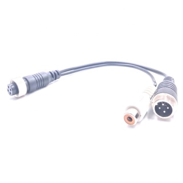 Cable del conector de aviación: macho a mujer con pantalla de cámara MDVR