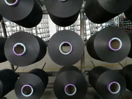 polyester lycra covered yarn