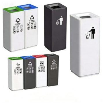 Large Metal Waste Bin for Restaurants and Offices