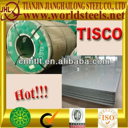 Best price TISCO 304 stainless steel sheet