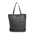 Handmade Weave Genuine Cow Leather Women Shoulder Bag