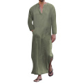 Men's V-neck Short Sleeve Robe