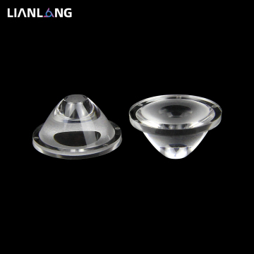 Transparent Plastic optical flashlight lens