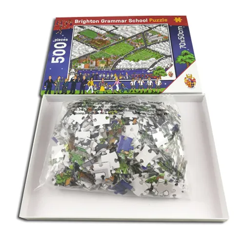Printing Coloring Cardboard Jigsaw School Puzzles