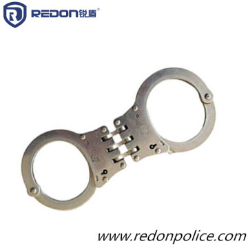 New Double Lock Police Alloy Plate Handcuffs