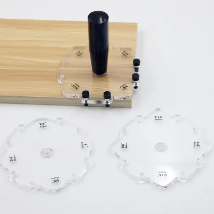 3pcs/set Router Radius Templates