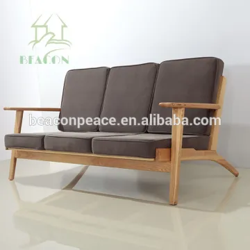 2016 Modern Leisure Wooden Sofa in Three Seater