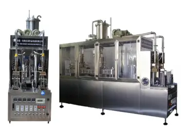Liquid egg gable top carton filling capping machine