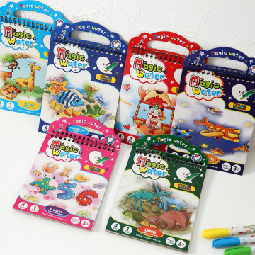 Reusable Water Magic Drawing Book for Kindergarten Kids