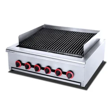 China Whosale Commercial Kitchen Equipment Lava Rock BBQ Grill