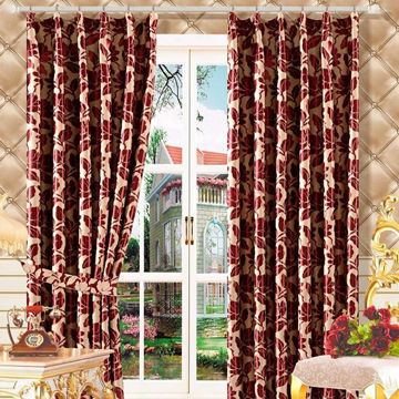 Jacquard blackout ready made curtains, eyelet, tub tab and pencil-pleated curtain header