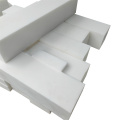 Folha de pom de corte de plástico acetal branco