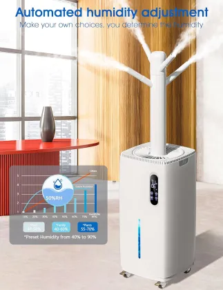 RUNAL Himidificateur: Industrial Automatic 20L Ultrasonic Air Humidifier