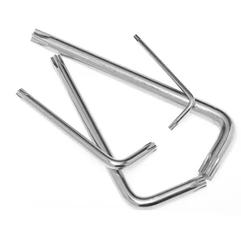 Comprehensive Collection of Metric Torx, Hex, and Allen Key Wrenches: Types T6 to T60