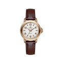 Nieuwe Woman's Pols Casual Quartz Leather Riem horloge