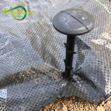 Anti Weed Mat PE Black Plastic Pegs
