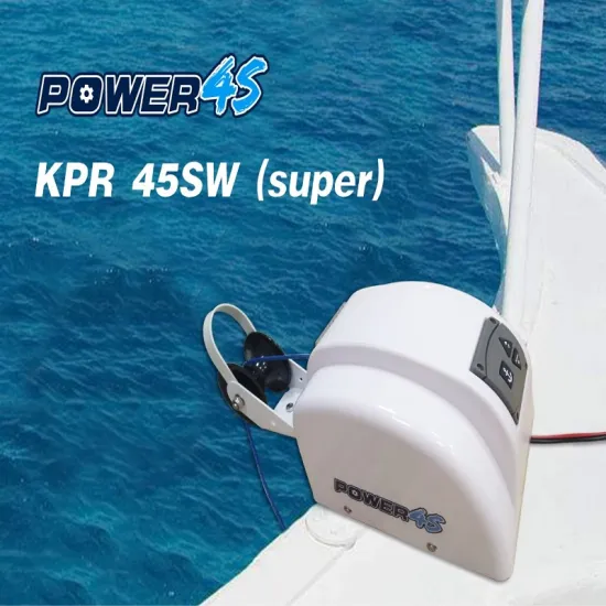12V Electric AutoDeploy Anchor Winch for 45 lb./20KG Saltwater Marine Pontoon Boat