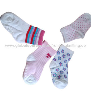 Cute Baby Cotton Socks with Gripper