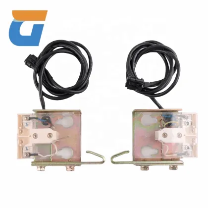 Shanghai Hyundai Elevator Door Lock Device, Part Number 162C098G030201: Hook Lock Type 7 for Elevator Hall Doors