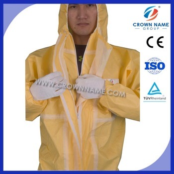 disposable nonwoven PP/PE type 3/4/5/6 coverall