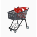 Carrito de compras de plástico para supermercado