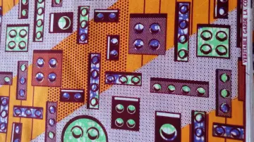 Beautiful Print Uni Wax 6