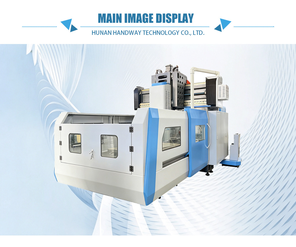 مركز التصنيع القنطري HDW-GMC1814C (خطين + 1 حاجز صلب)-x HDW-GMC1814C Gantry Machining Center (2 Line + 1 Hard Rail)-x