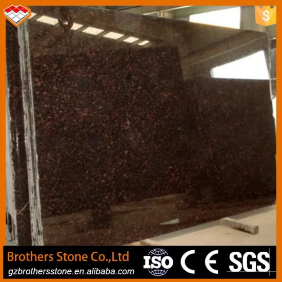 Home decoration type natural stone tan brown granite vanity top India Tan Brown granite floor