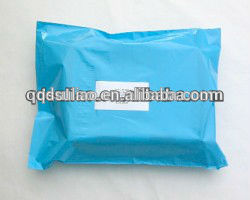 blue mailing postage plastic bag
