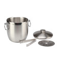 Ice Bucket with Lid and Strainer & Tongs