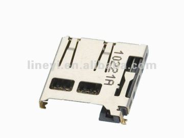 Push Push Type Micro SD Card Connector