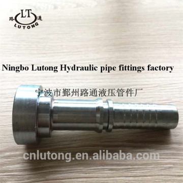 ISO 12151-3 SAE J 516 swaged hydraulic pipe fittings zinc plate high pressure SAE FLANGE 9000PSI