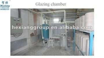 glazing system for sanitary ware