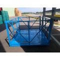 Blue Metal Stackable Steel Pallet Box