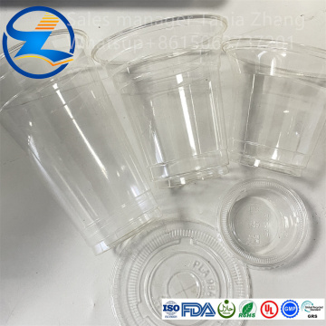 High Quality Transparent Plastic PLA Cold Drink Cup