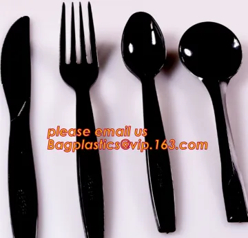 Silvery plastic fork disposable cutlery set Disposable palstic cutlery silver fork and spoon Disposable titanium spork plastic f