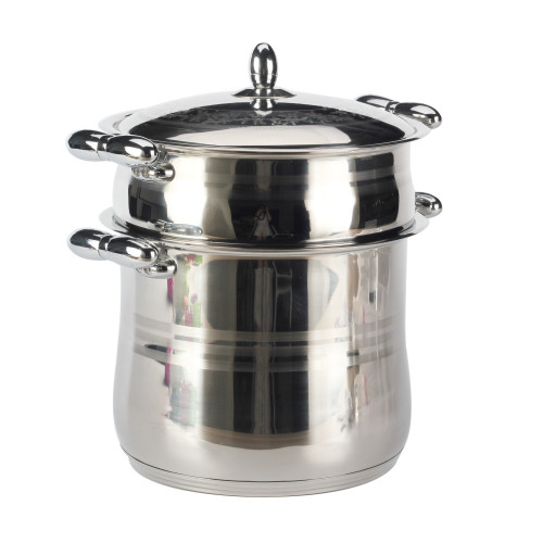 Large Capacity Stock Pot with Steamer